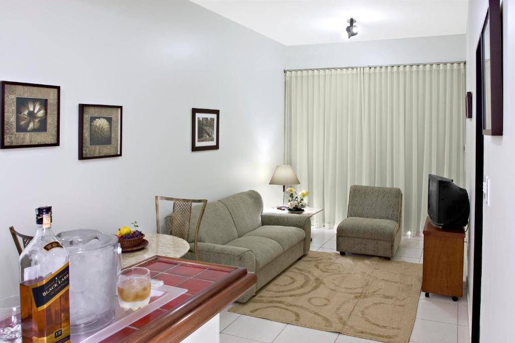 Hotel Flat Bassano Vaccarini Ribeirão Preto Rom bilde